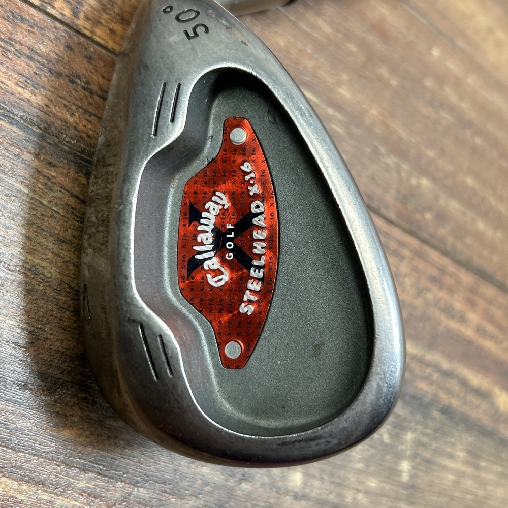 Callaway Steelhead X-16 50° Gap A Wedge Steel Big Bertha Shaft Flex 1 Right Hand - Picture 2 of 14